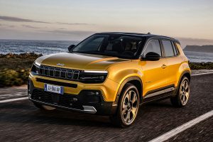 Jeep rijdend